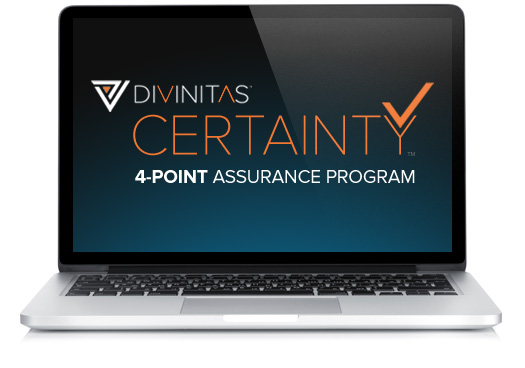 Divinitas Certainty 4 Point Assurance Program laptop